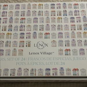 Lenox Village Collection Spice Jar Set